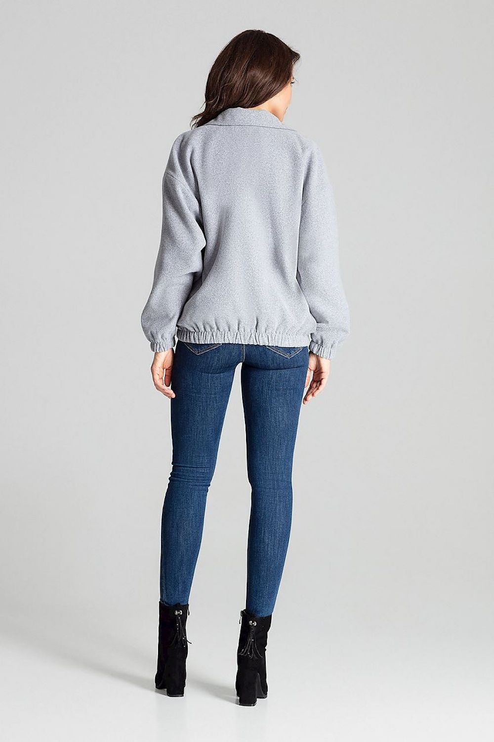 Cerythra Short Grey Loose-Fit Jacket