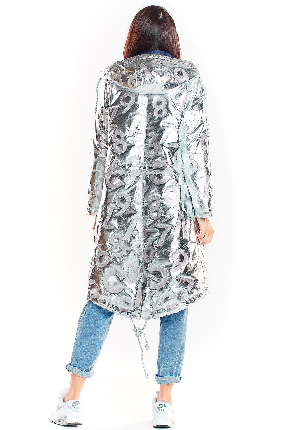 Morvanna Oversized Glossy Insulated Coat