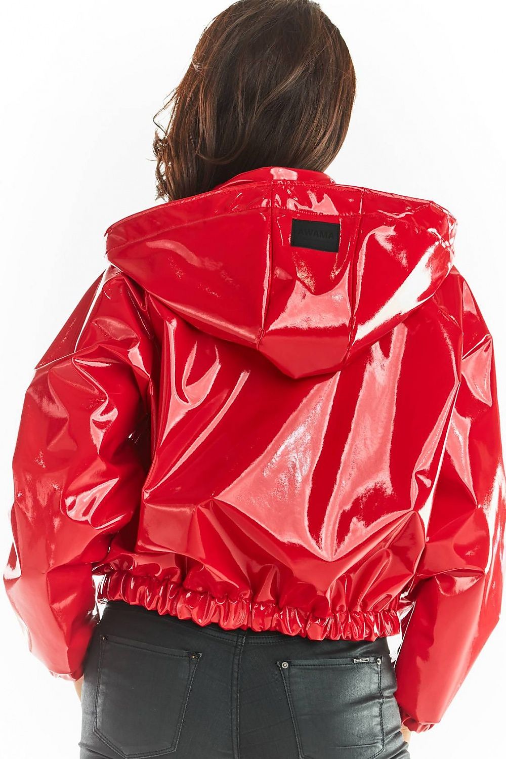 Nerivelle Short Vinyl Hooded Jacket