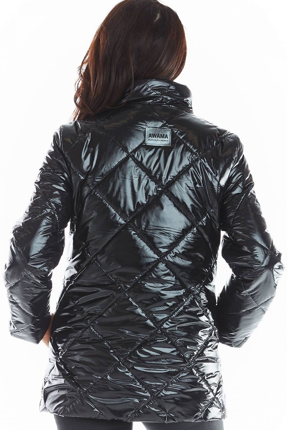 Zavielle Quilted Jacket with Stand Collar