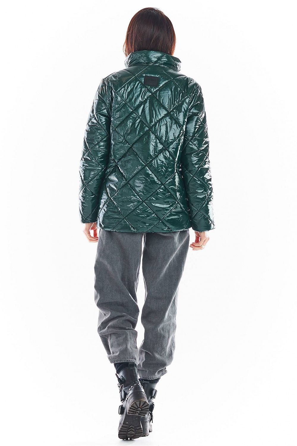 Zavielle Quilted Jacket with Stand Collar
