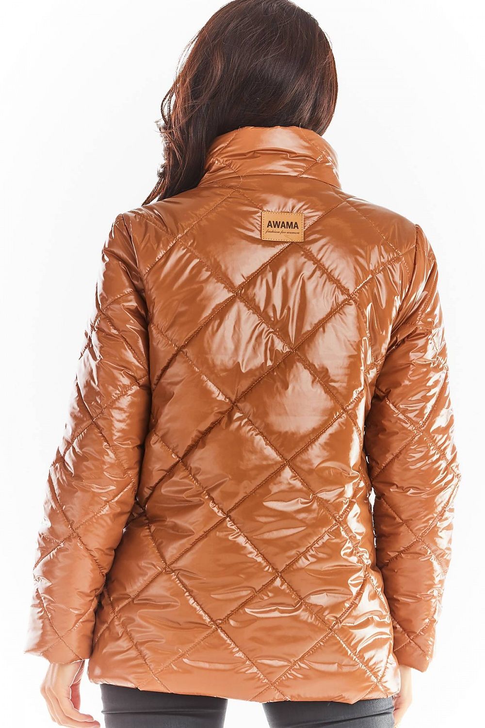 Zavielle Quilted Jacket with Stand Collar