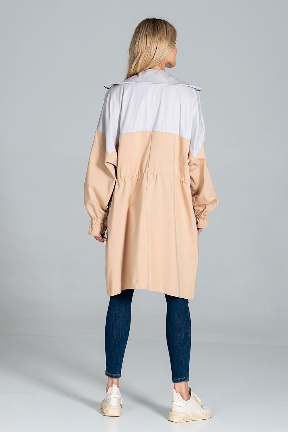 Ardevine Two-Tone Autumn Parka Coat