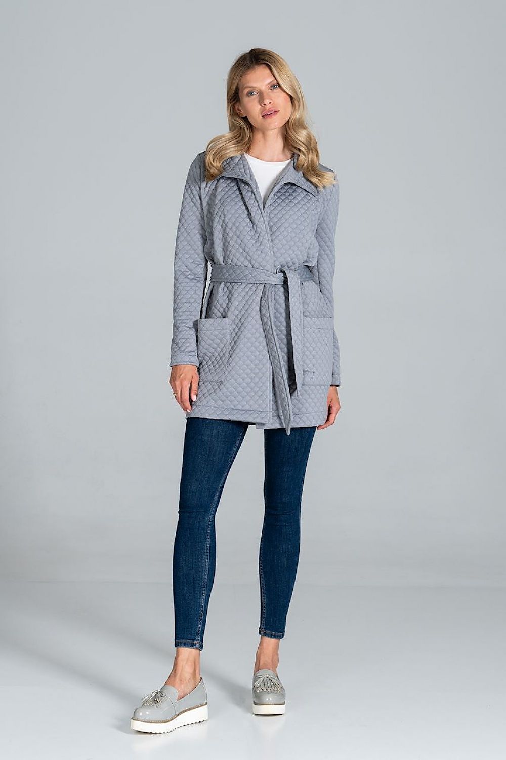 Dervelle Short Quilted Belted Coat