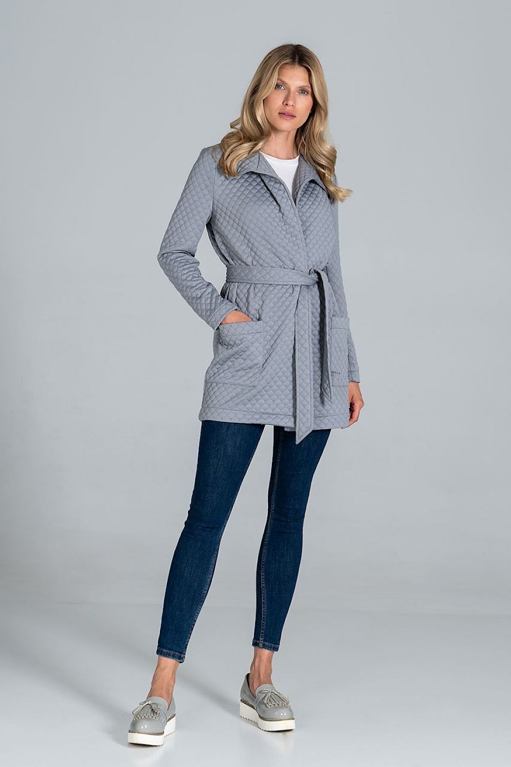 Dervelle Short Quilted Belted Coat