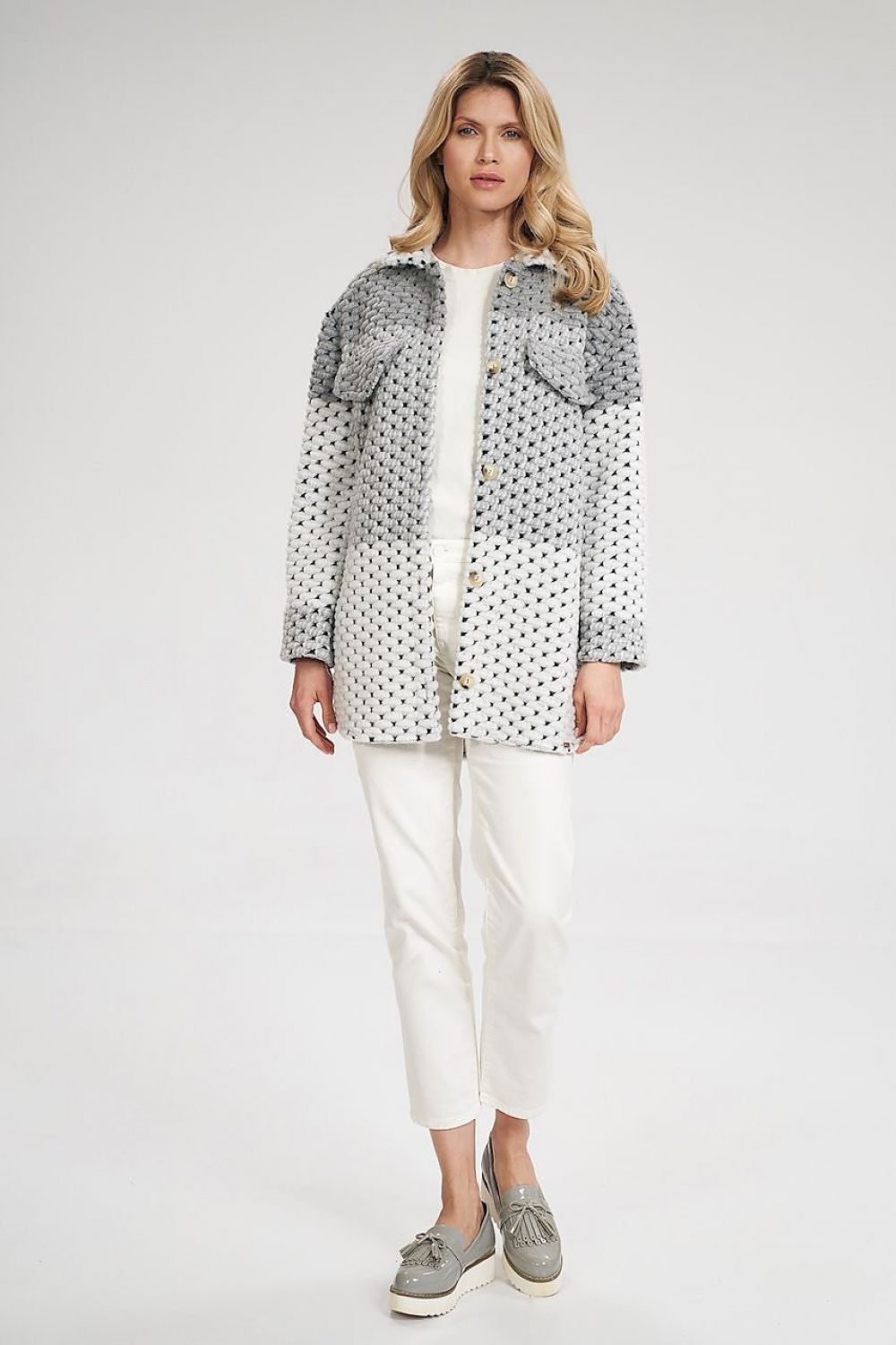Corvielle Straight Wool-Blend Jacket