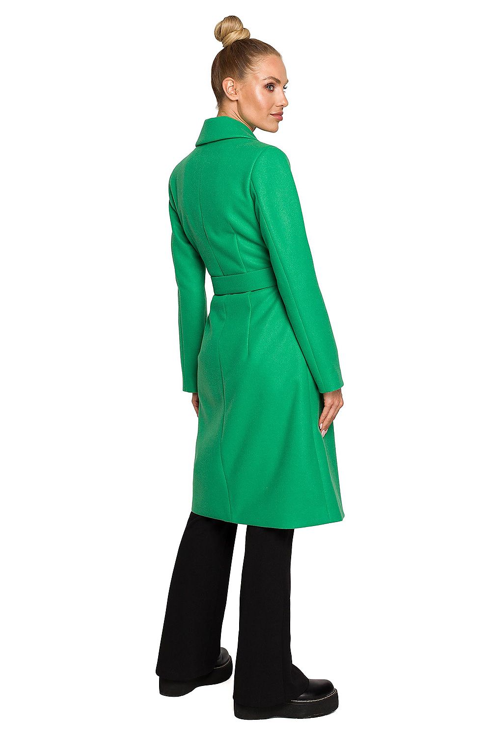 Alvenora Belted Fleece Long Coat