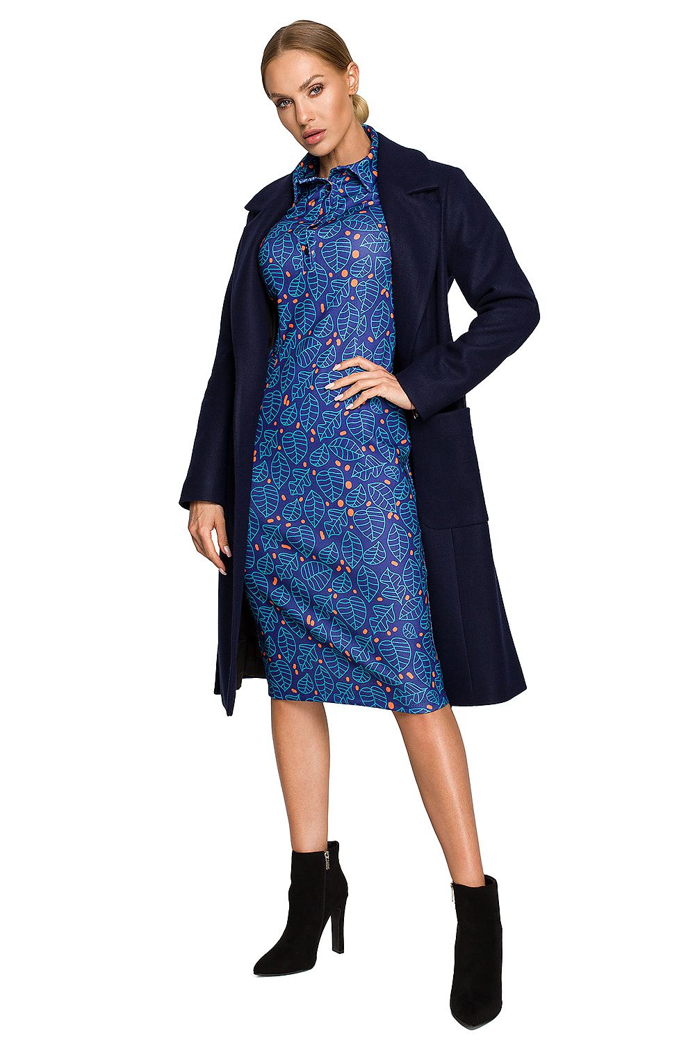 Alvenora Belted Fleece Long Coat