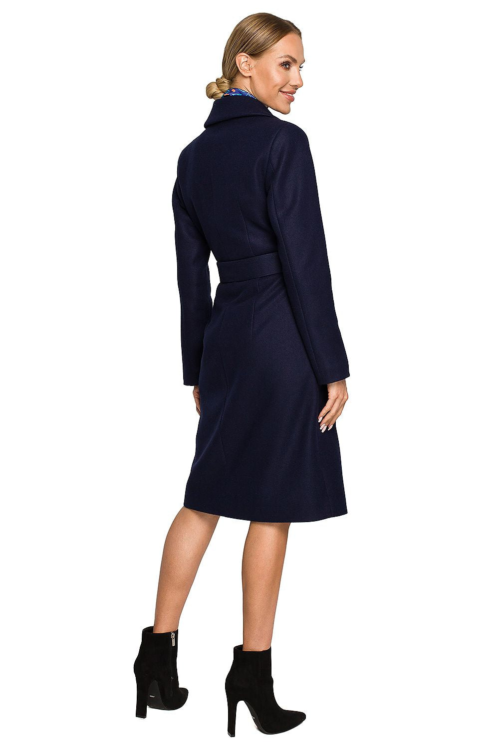Alvenora Belted Fleece Long Coat
