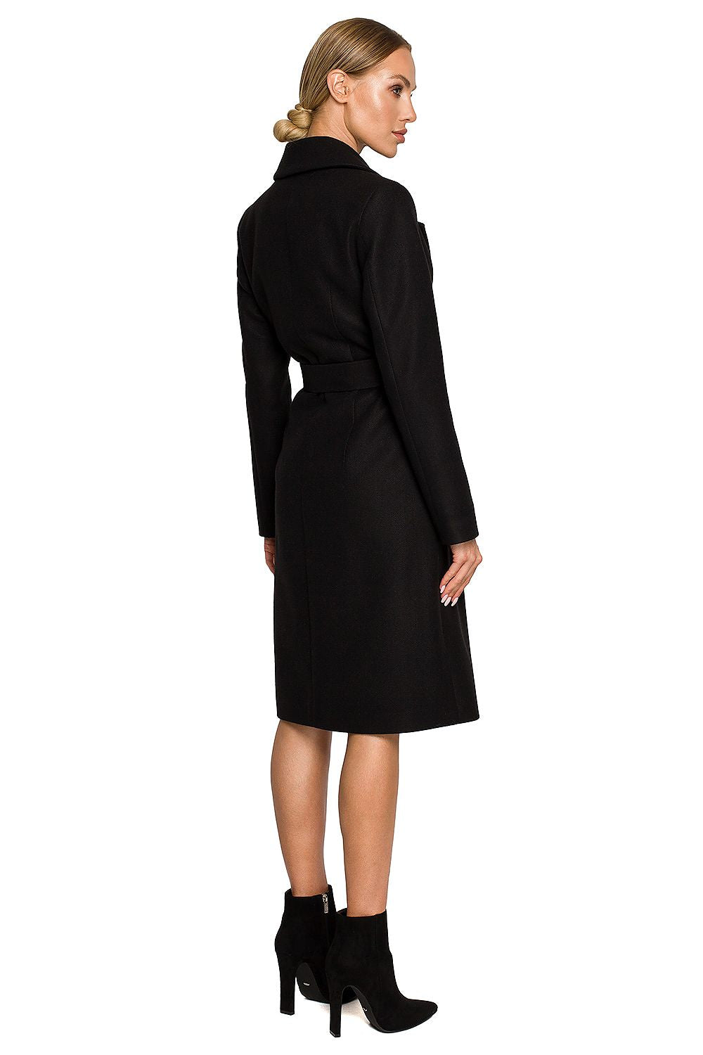 Alvenora Belted Fleece Long Coat