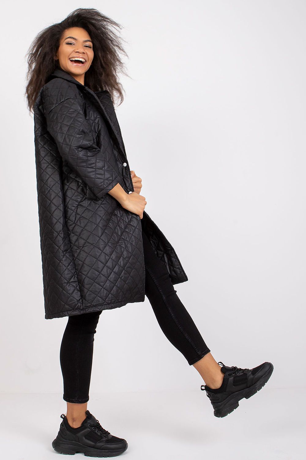 Orlianne Quilted Transitional Coat