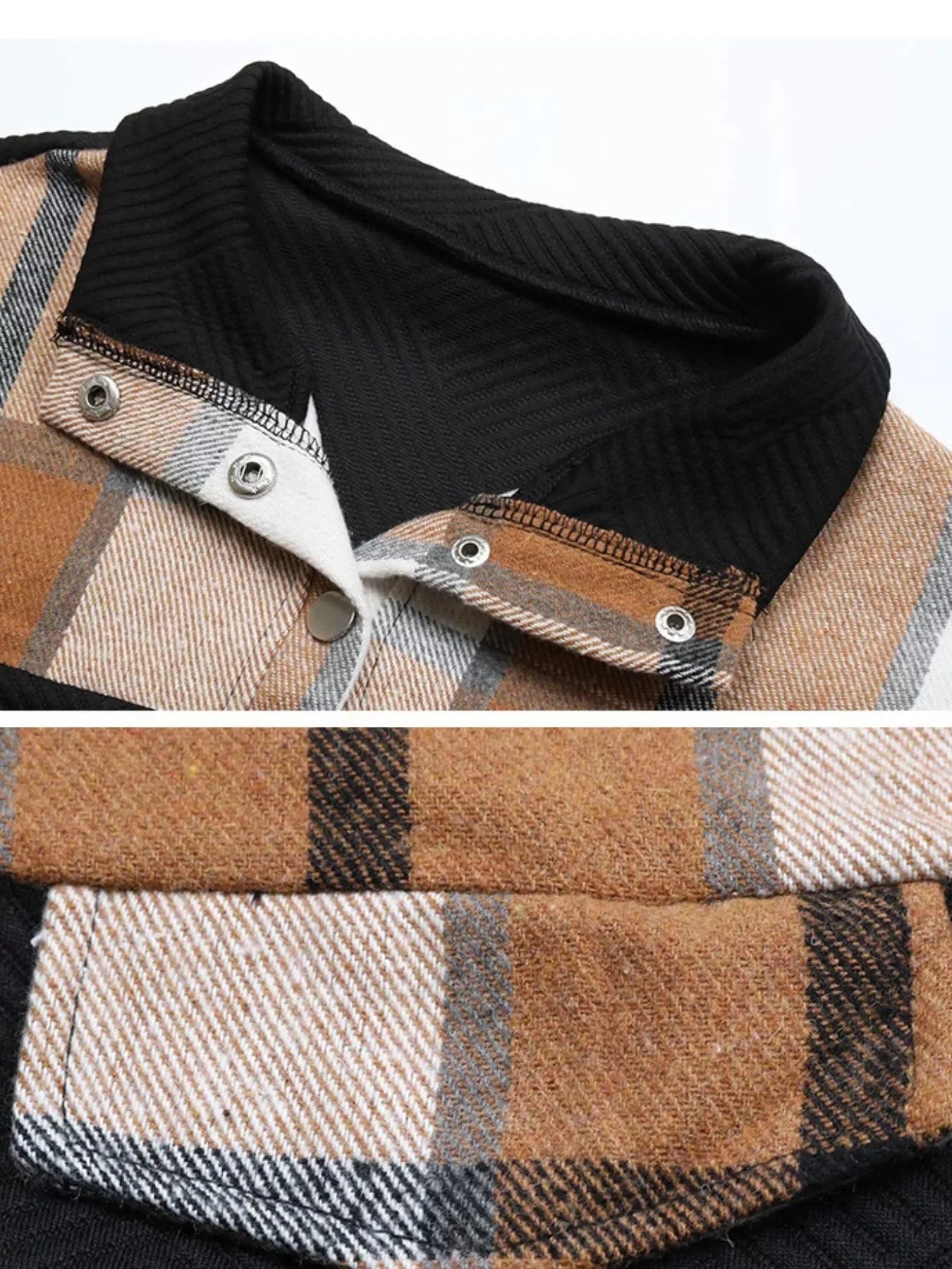 Color Block Texture Long Sleeve Sweatshirt