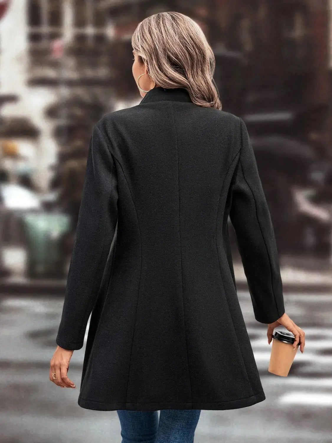 Celestial Elegance Longline Coat