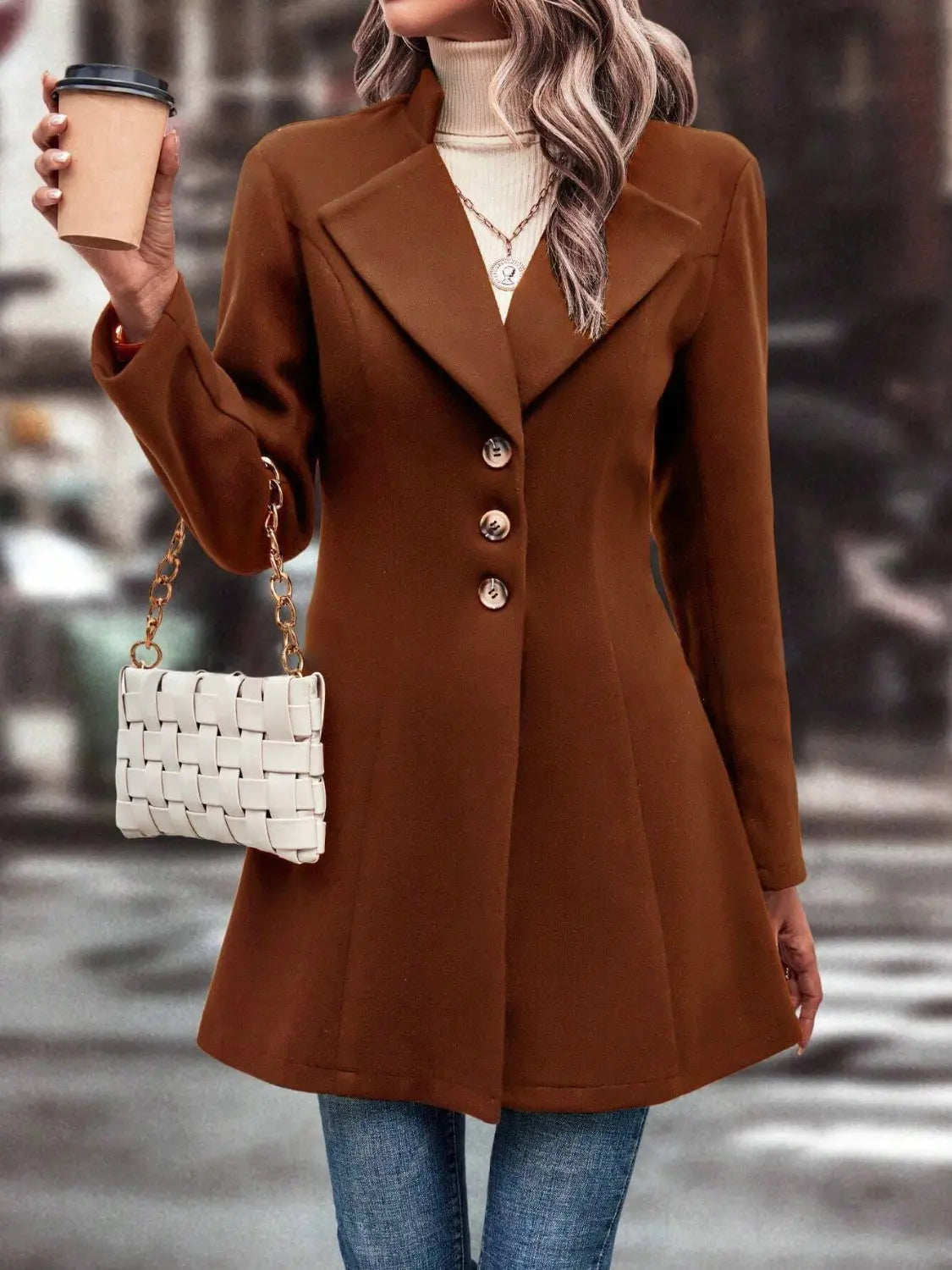 Celestial Elegance Longline Coat