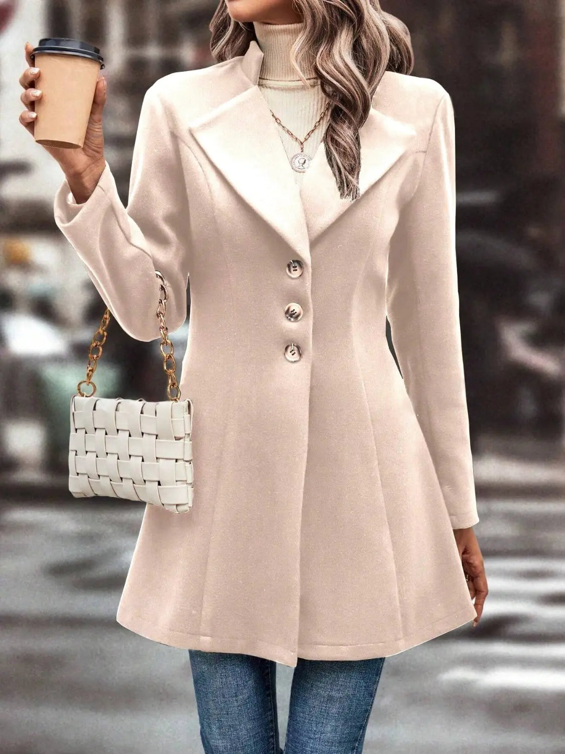 Celestial Elegance Longline Coat