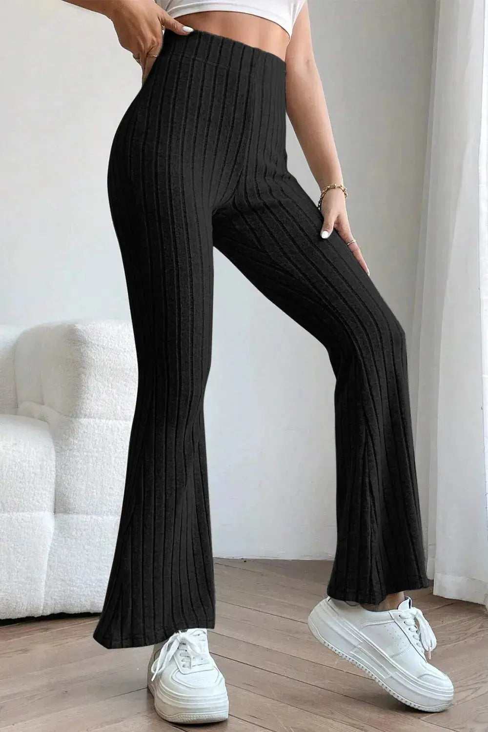 Celestial Chic High Waist Flare Pants