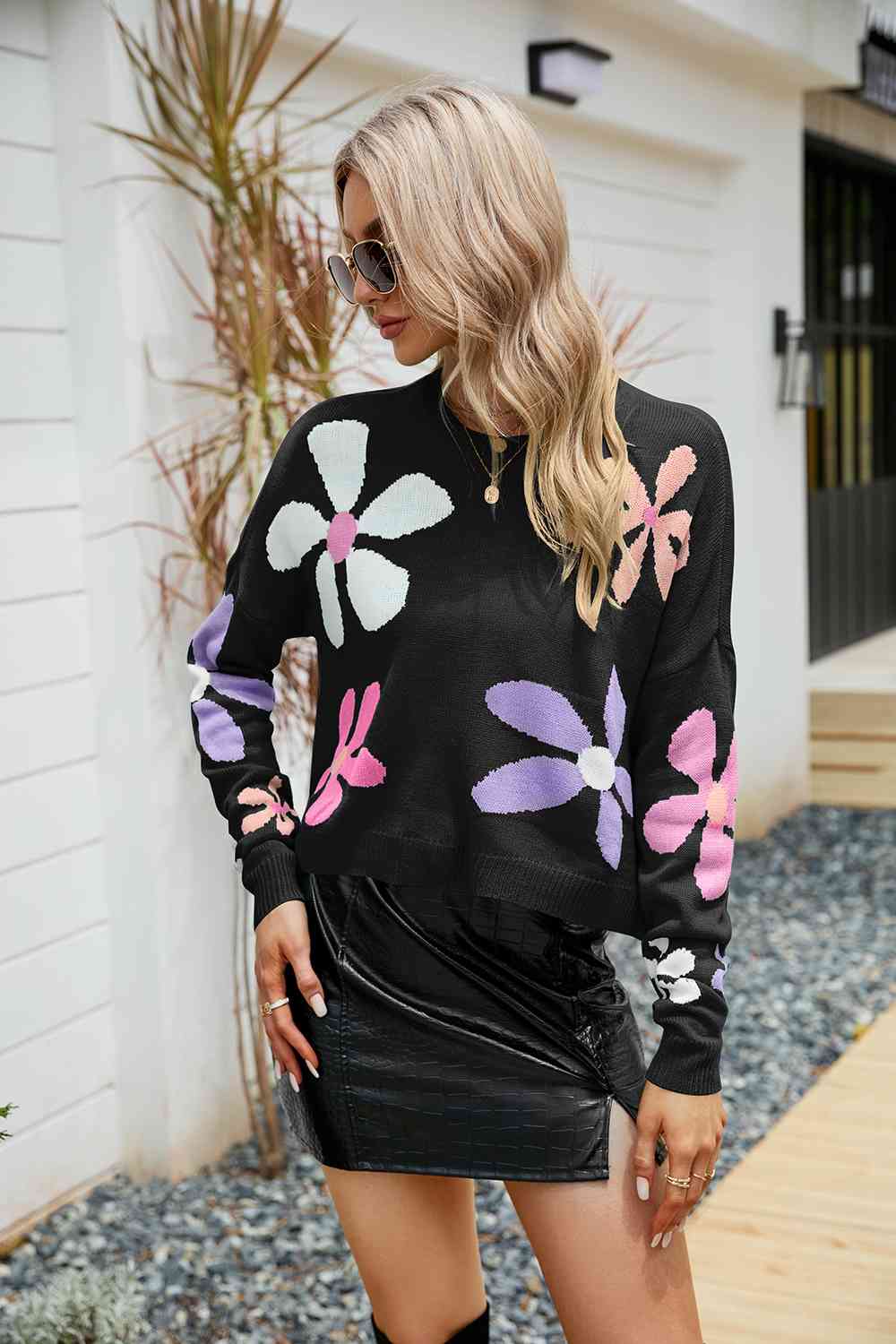 Celestial Floral Cozy Sweater