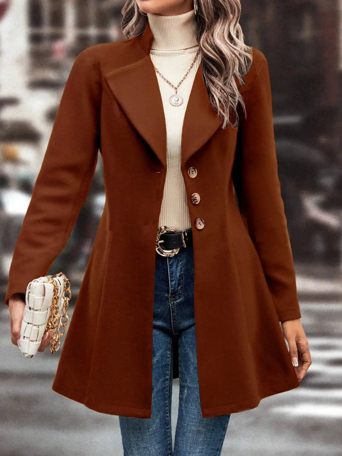 Celestial Elegance Longline Coat