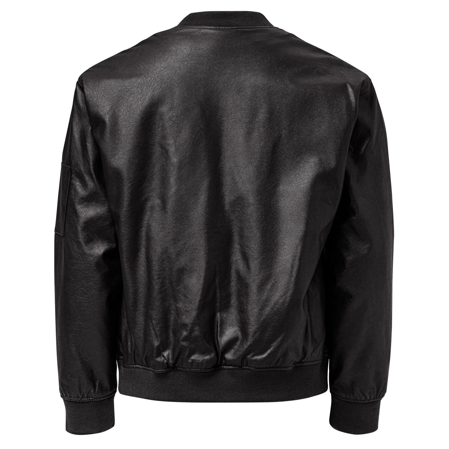 Ukrainian Vibe Tryzub Edition - Leather Bomber Jacket