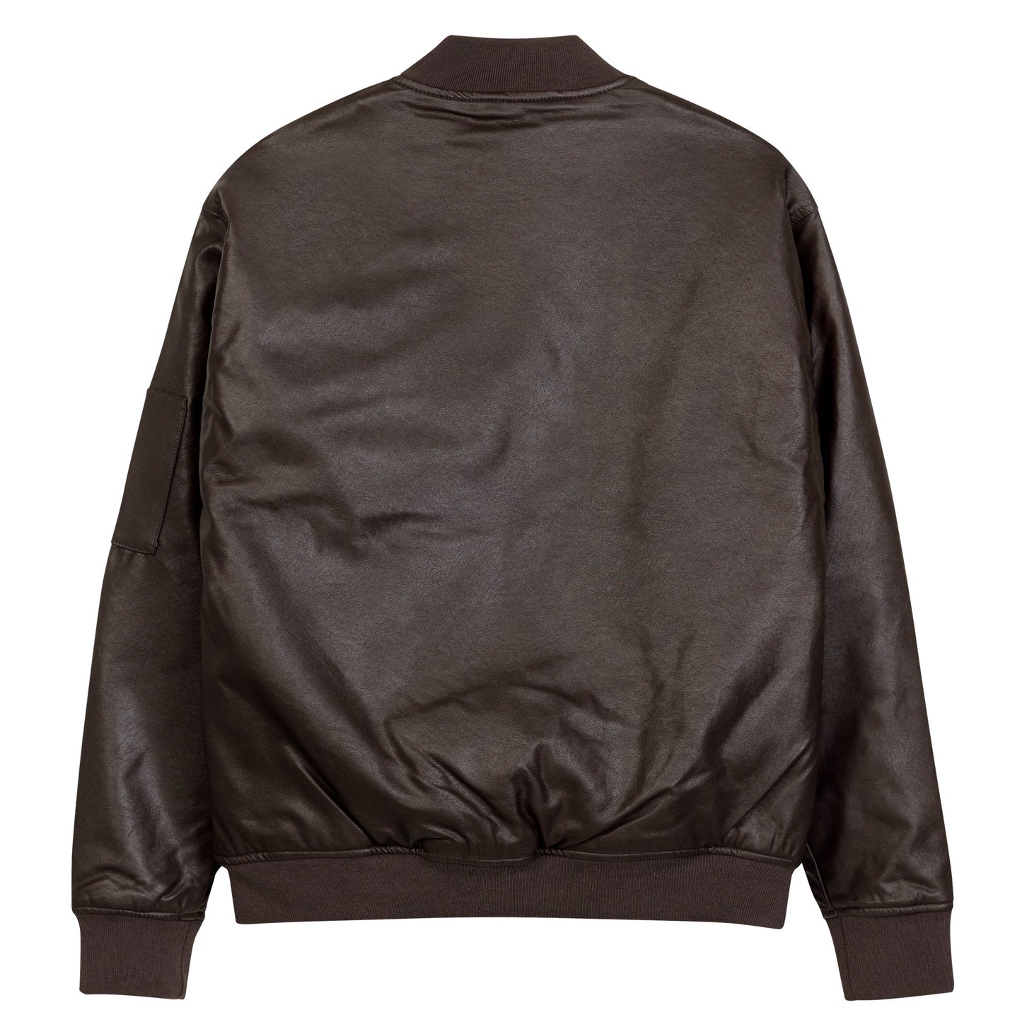Ukrainian Vibe Tryzub Edition - Leather Bomber Jacket