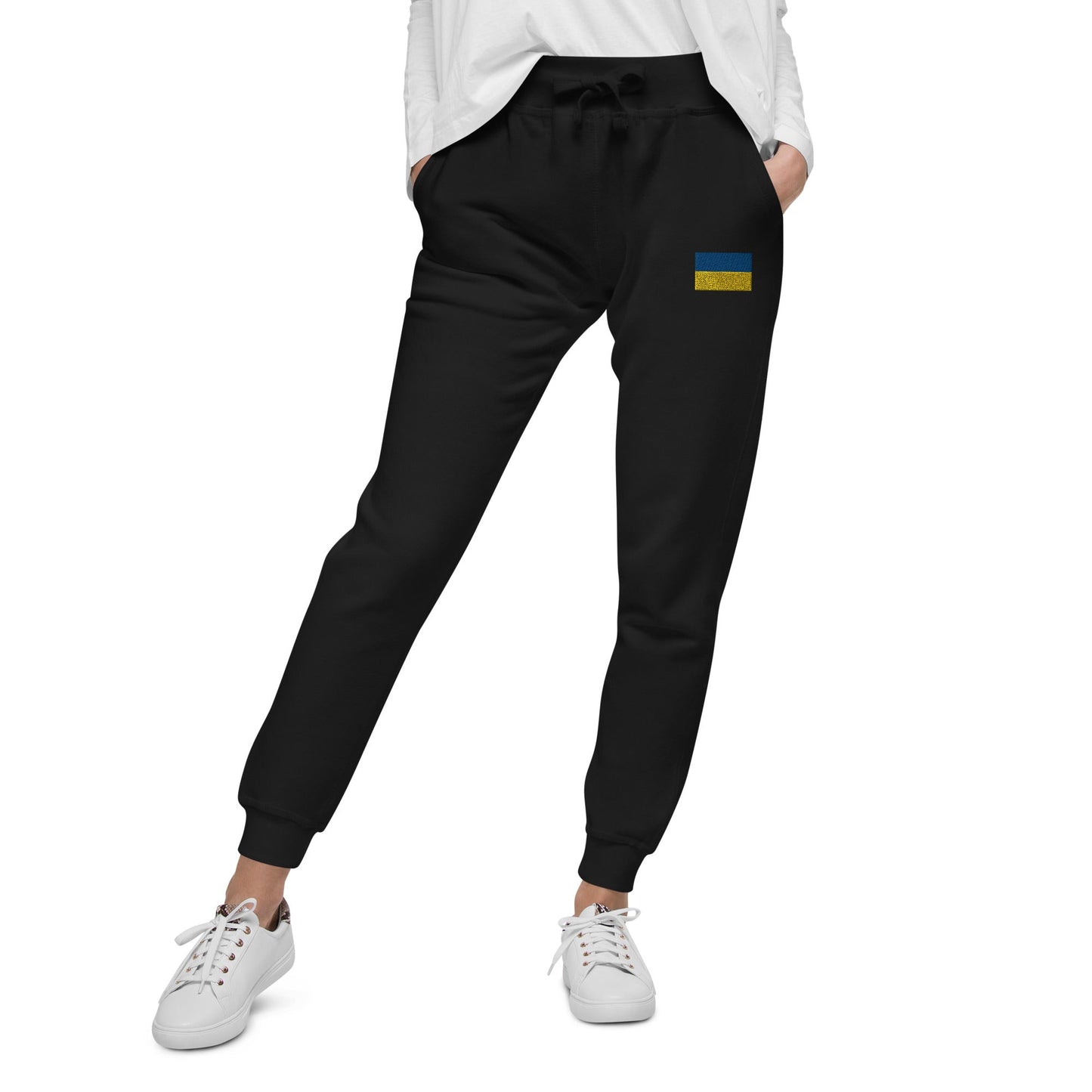 Ukrainian Flag Fleece Sweatpants