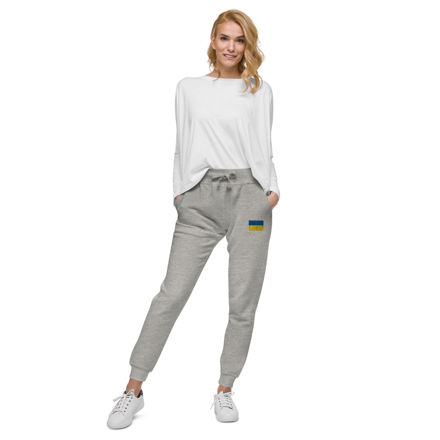 Ukrainian Flag Fleece Sweatpants