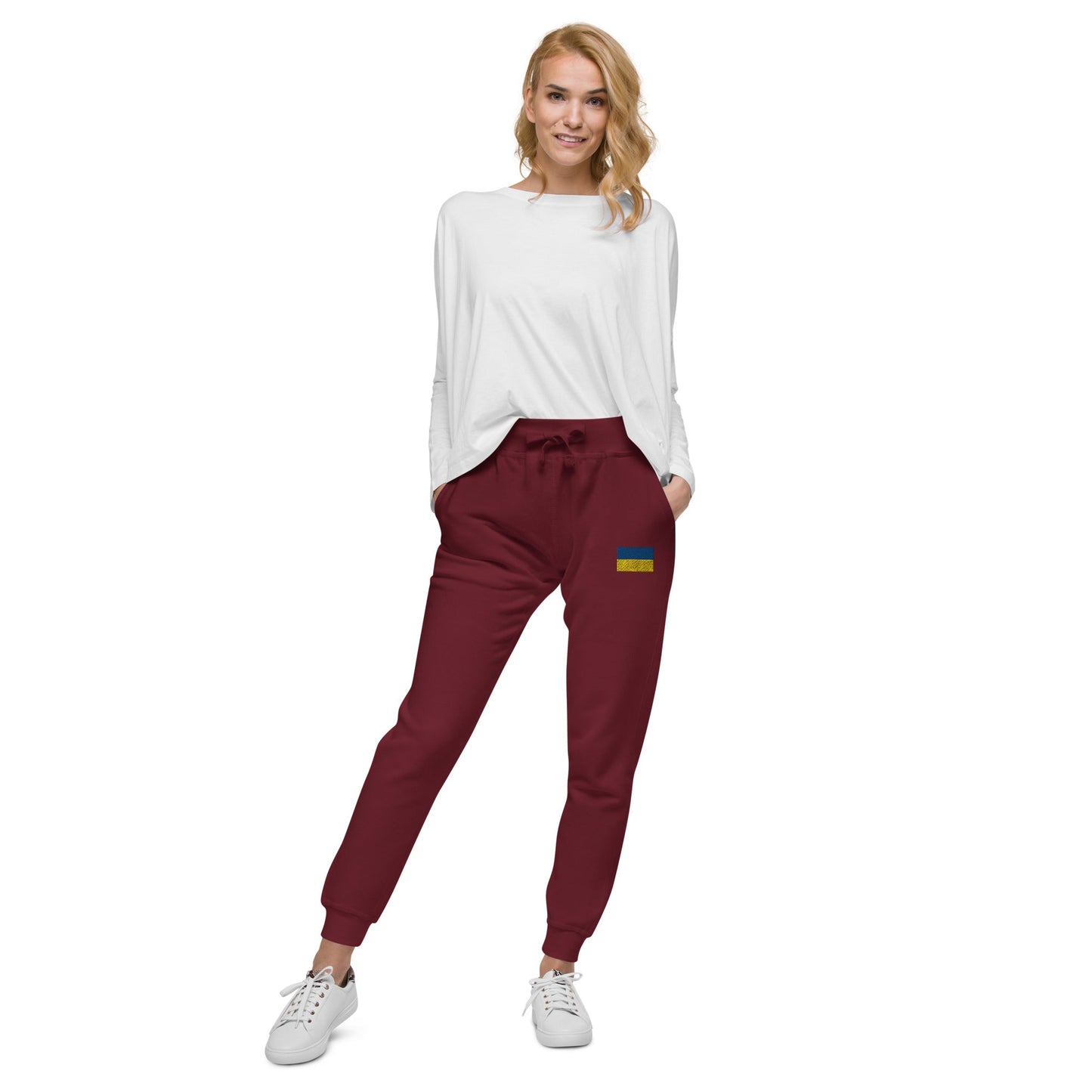 Ukrainian Flag Fleece Sweatpants