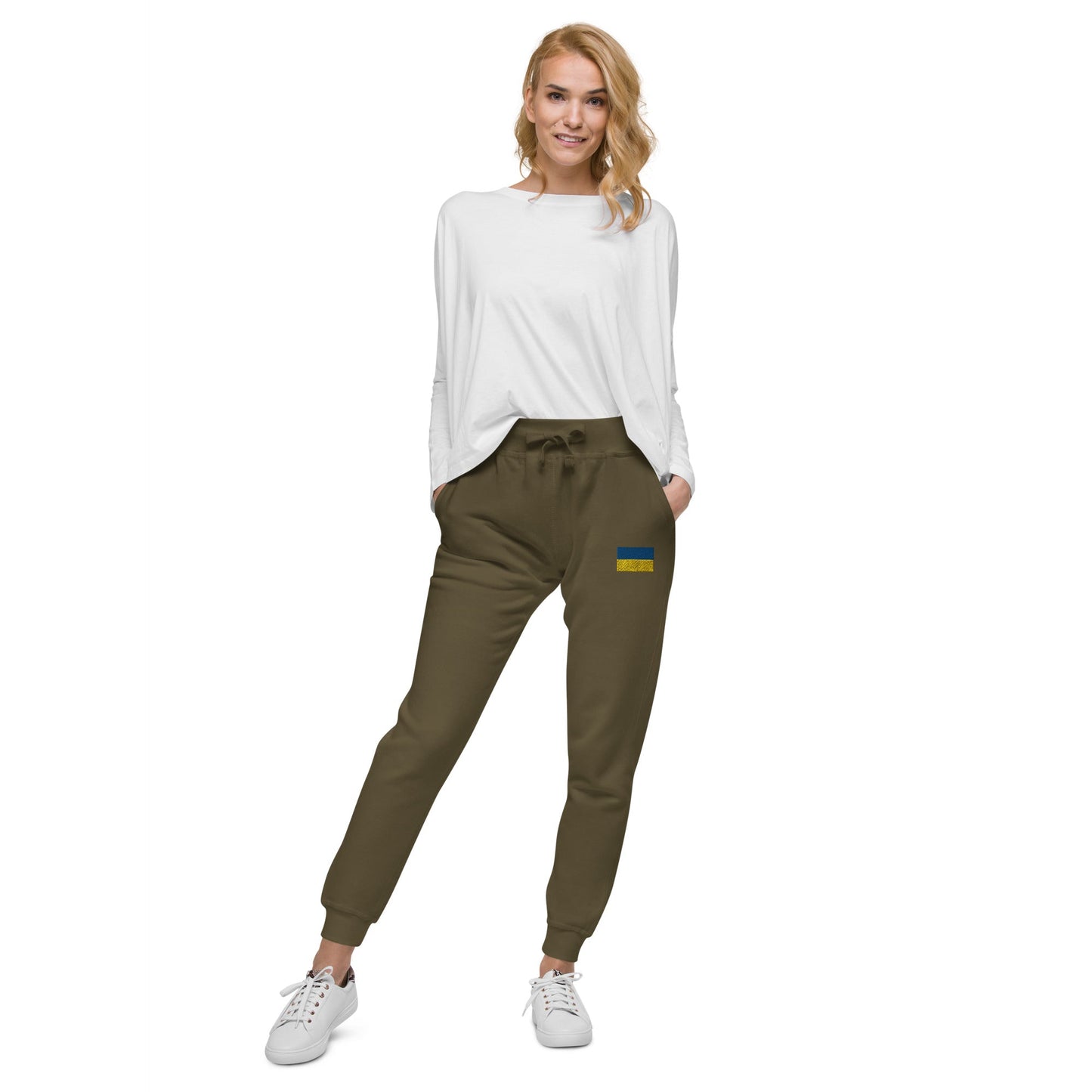 Ukrainian Flag Fleece Sweatpants