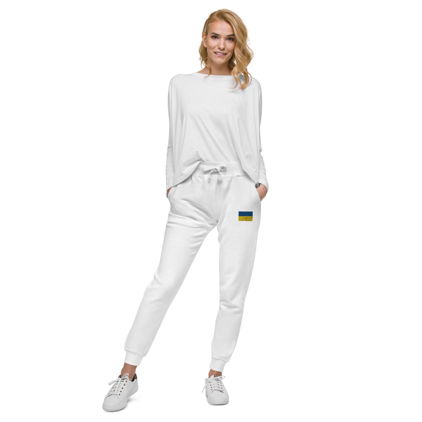 Ukrainian Flag Fleece Sweatpants