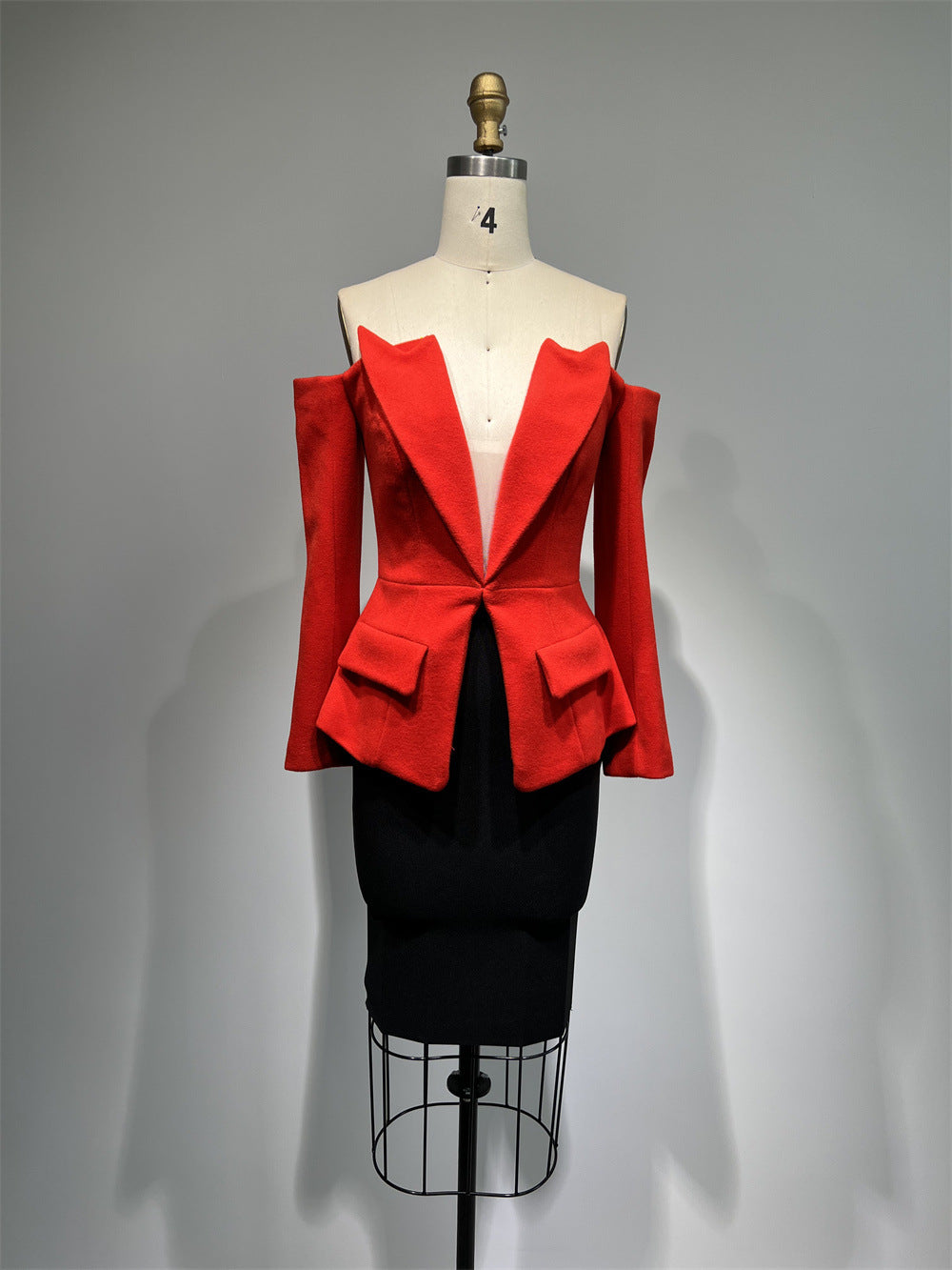 Loose Top Casual Tight Skirt 2 Pieces Suit See size chart under “more details”