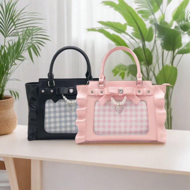 Love Handbag Lace Pearl Women's Messenger Bag See size chart under “more details”