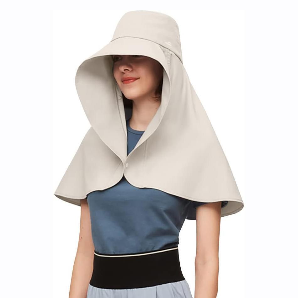 Beach Sun Hat, Neck UV Protection Sun Hat
