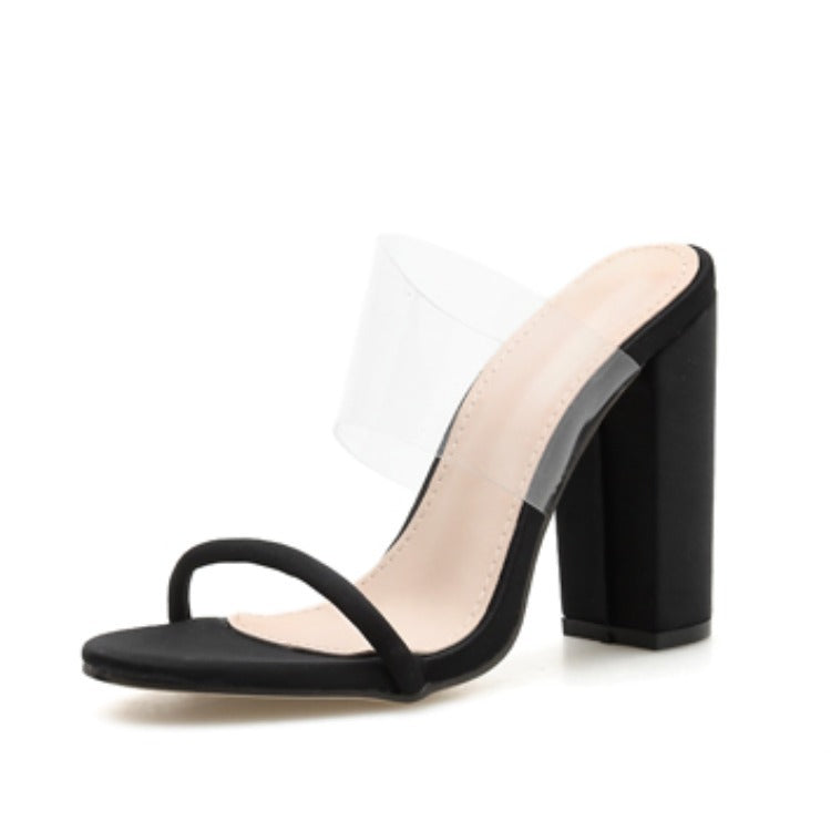 Neon super high heel sandals