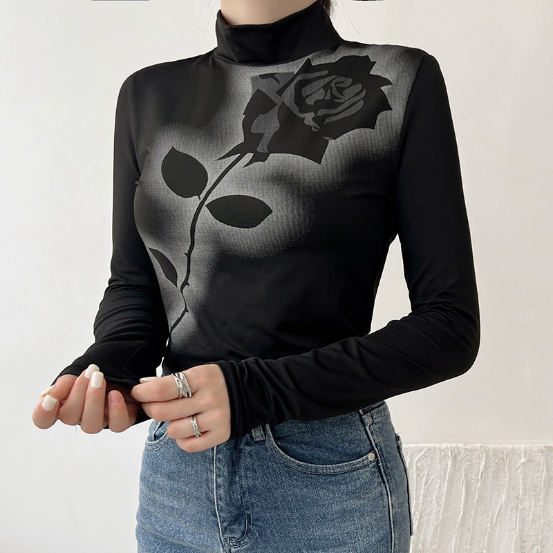 Women's Fashion Trend Rose Top