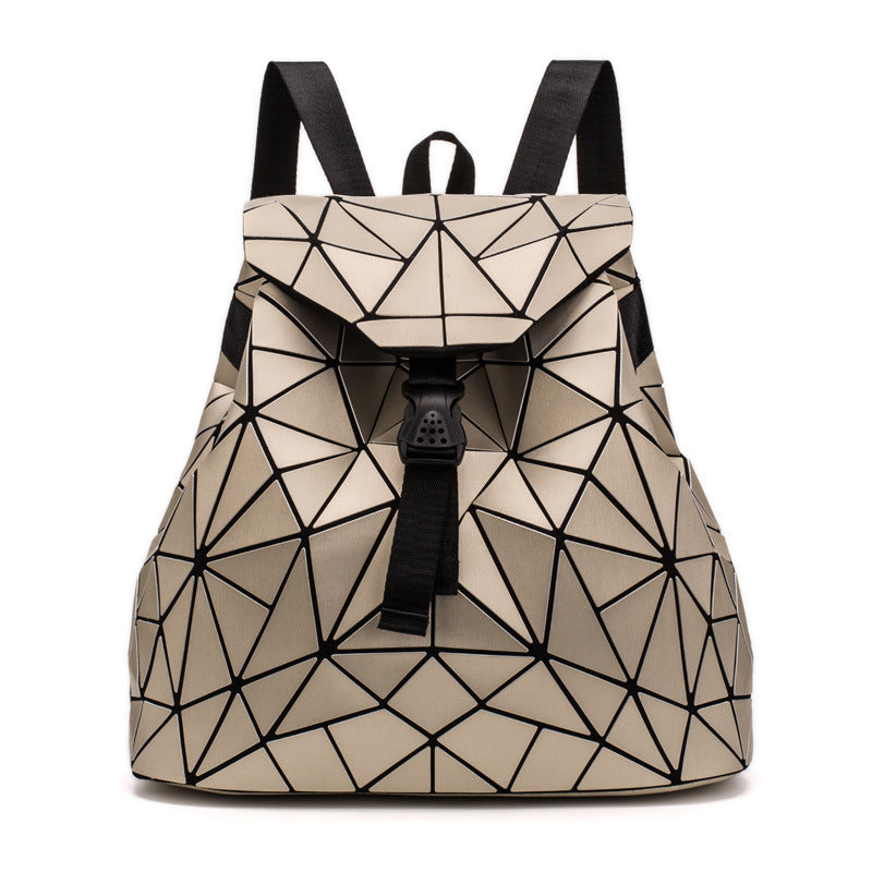 Ladies Fashion Geometric Backpack See size chart under “more details”