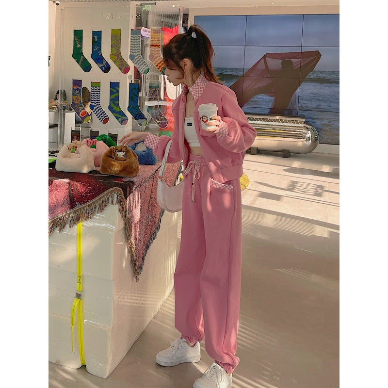 Women's Fashion Casual Sweater Pants Set