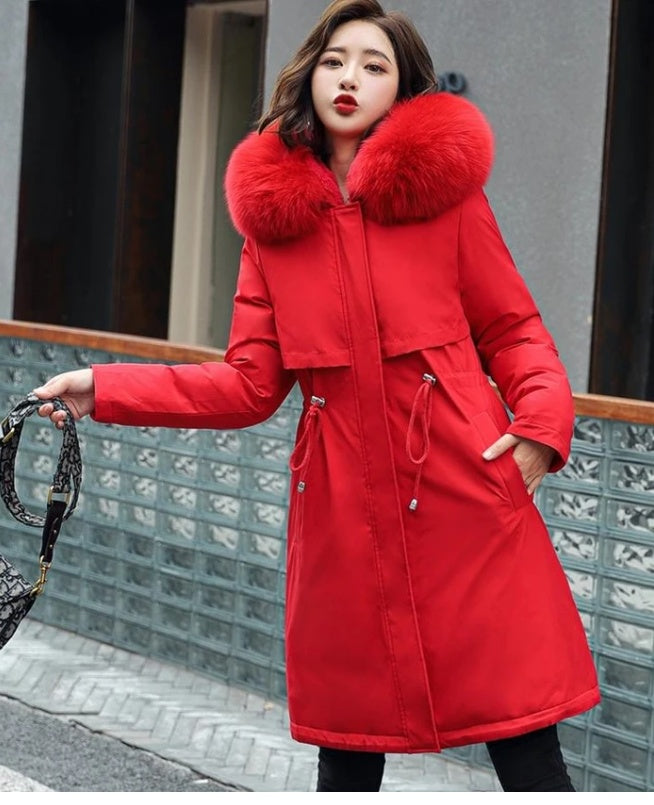 Lady's fur coat See size chart under “more details”