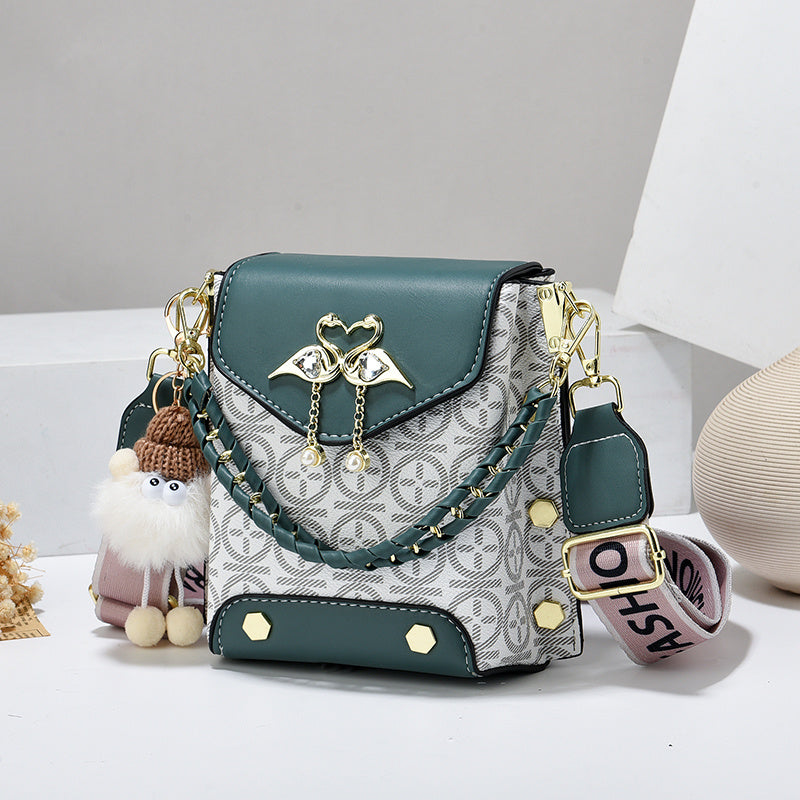Fashionable Crossbody Flip Cover Bag See size chart under “more details”