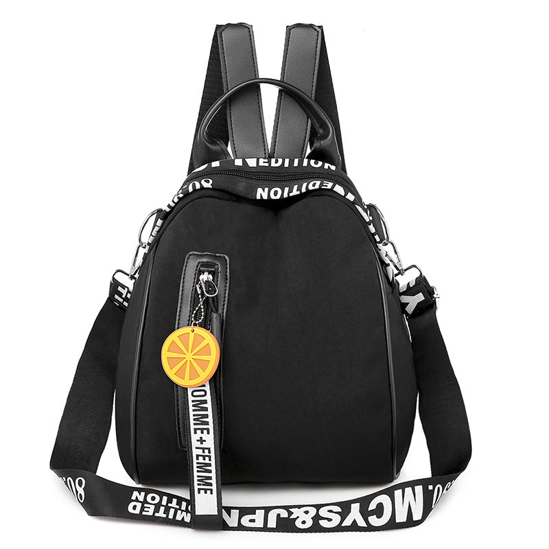 Fashion orange pendant backpack See size chart under “more details”