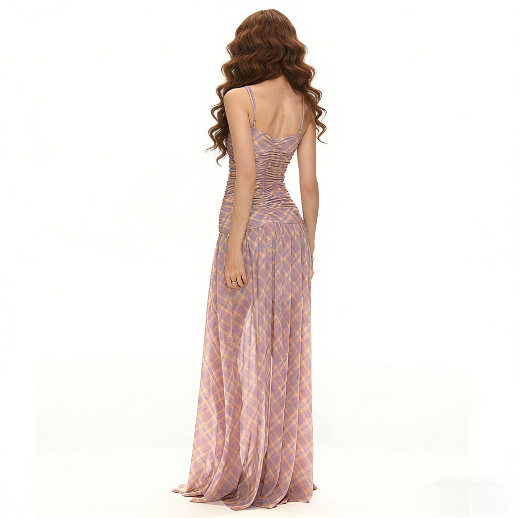 Spaghetti-strap Dress For Summer, Spicy Style With A Backless Design