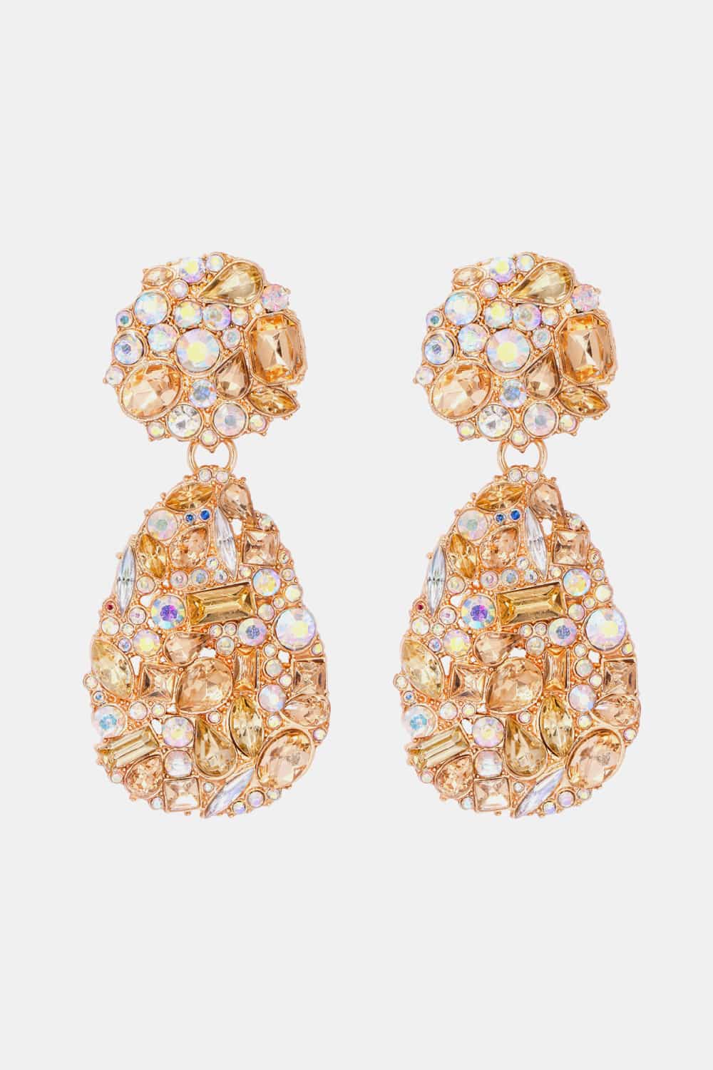 Ethereal Allure Teardrop Dangle Earrings