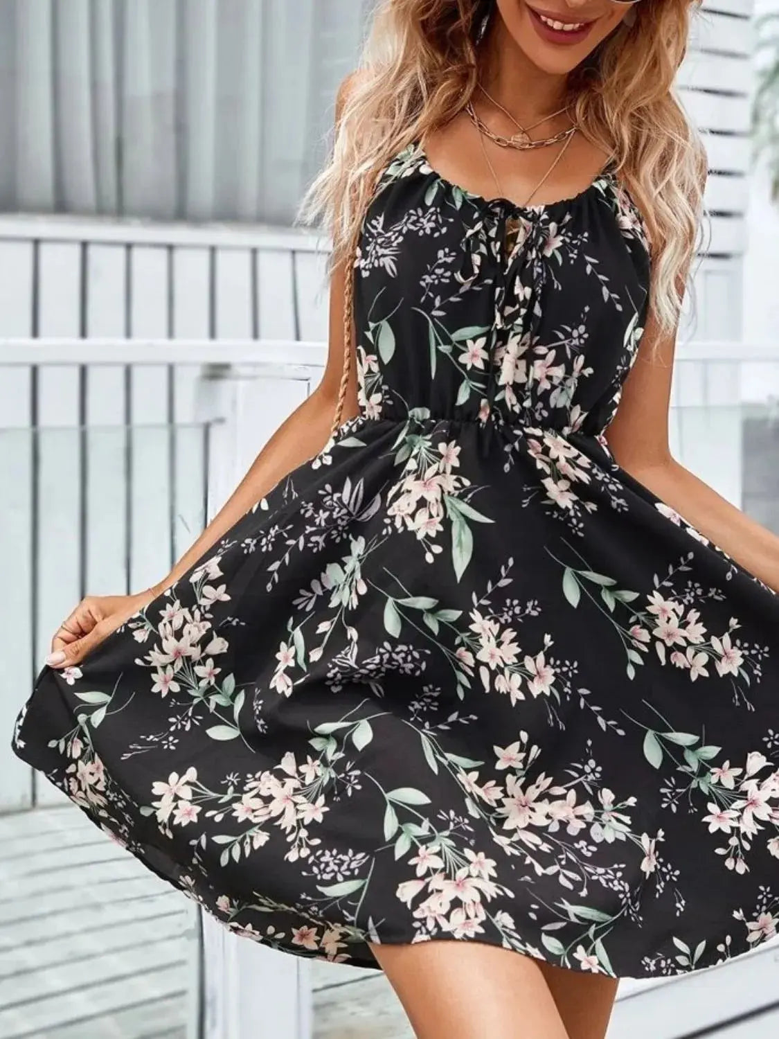 Floral Allure Mini Dress