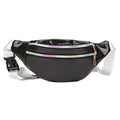 Double Pocket Holographic Fanny Pack See size chart under “more details”