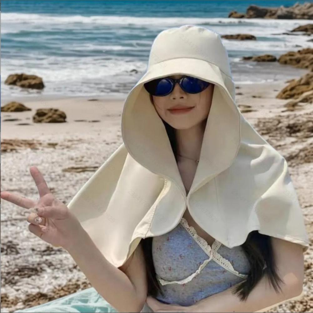 Beach Sun Hat, Neck UV Protection Sun Hat
