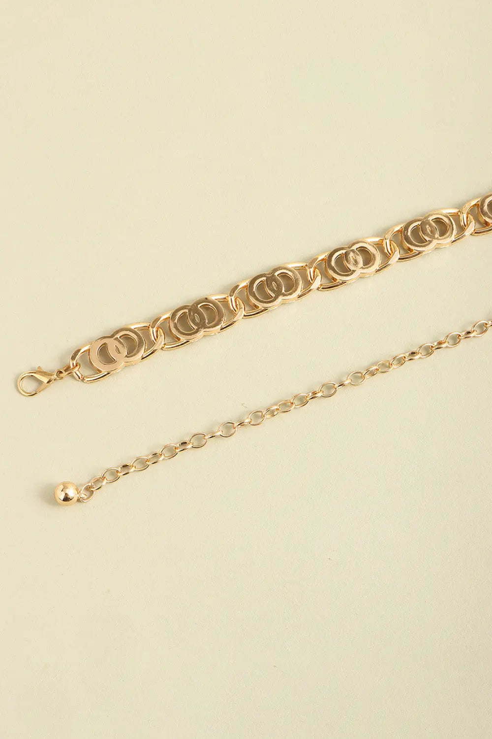 Luminous Elegance Alloy Lobster Clasp Belt