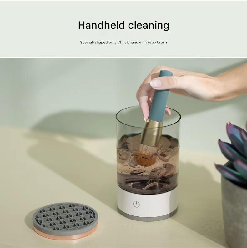 ABS Plastic Makeup Brush Electric Cleaner Professional Makeup Brush Cleaner For Beauty Stores