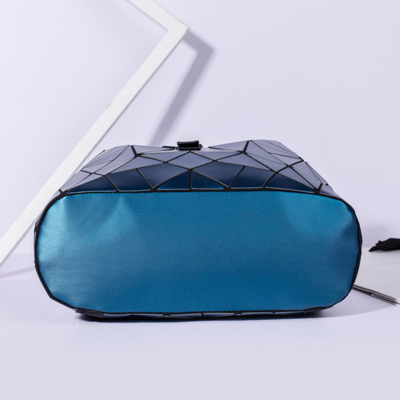 Ladies Fashion Geometric Backpack See size chart under “more details”