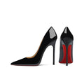 Summer 8cm Wine-Red High Heels For Women