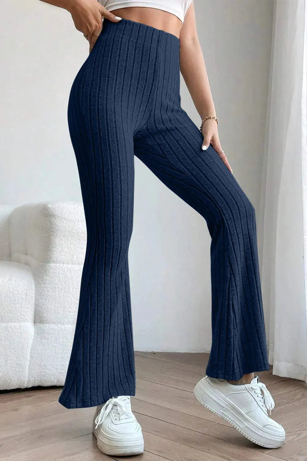 Celestial Chic High Waist Flare Pants