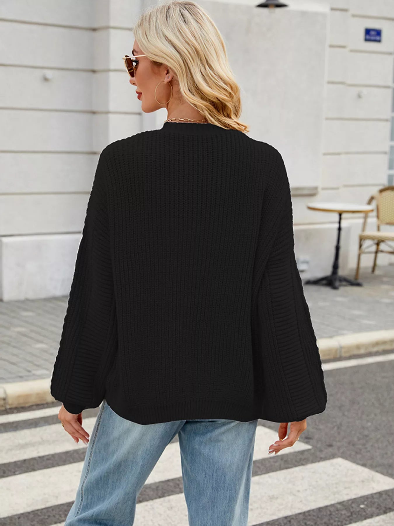 Button Up Long Sleeve Cardigan